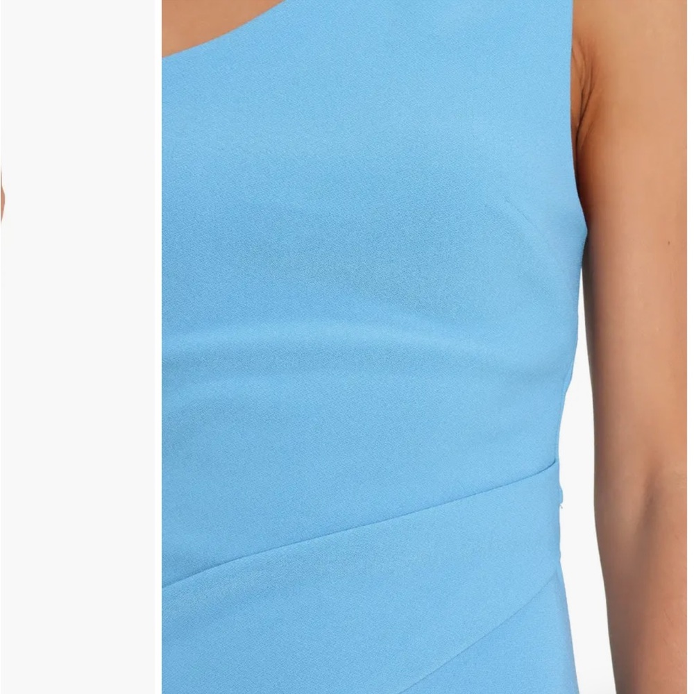 Petal & Pup Nadene One-Shoulder Blue Dress - Picture 12 of 12